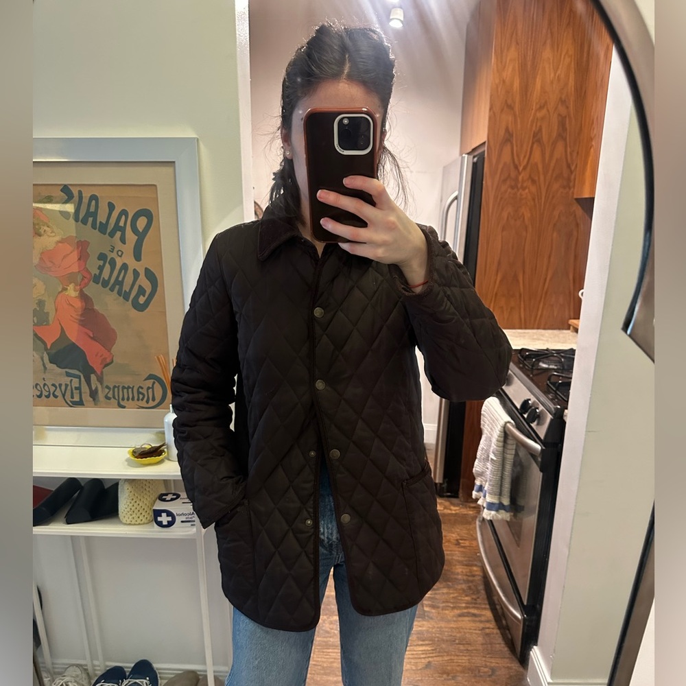 Quilted Vintage Brown Jacket